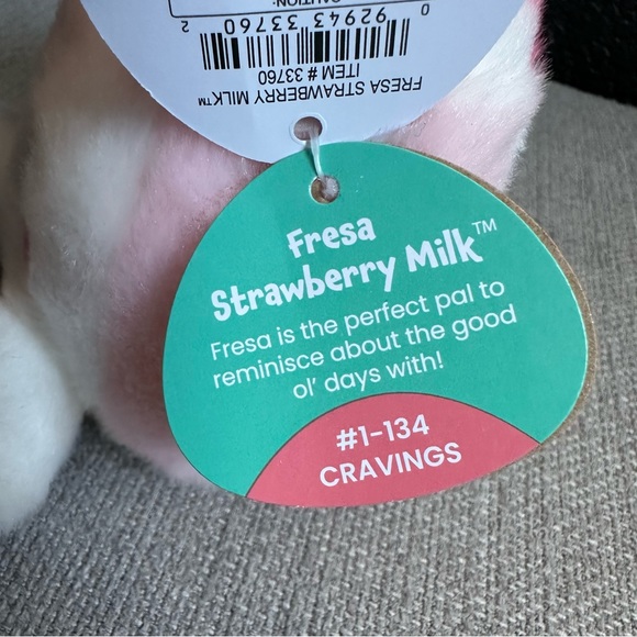 4” Palm Pals - Fresa the Strawberry Milk 🍓🥛 NWT - Picture 5 of 6